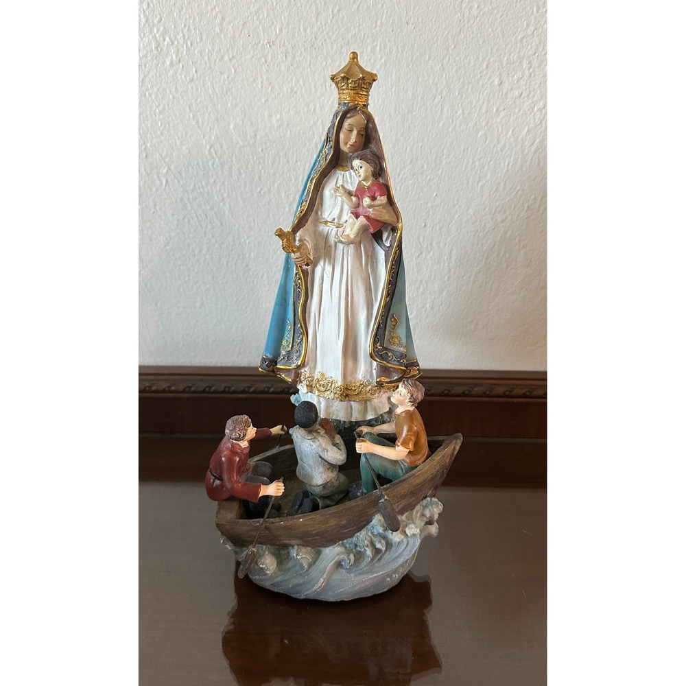 Our Lady of Charity of El Cobre Statue 12" Caridad del Cobre Cuba Patroness‎